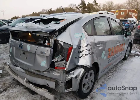 2011 Toyota Prius Two из США, поврежденный, VIN JTDKN3DU3B5308360